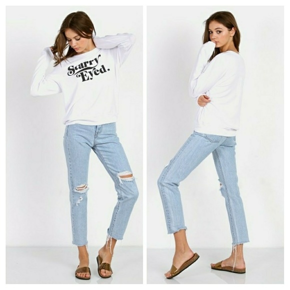 WILDFOX Starry Eyed Baggy Beach Sweathshirt - Picture 1 of 8